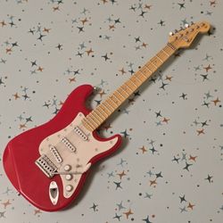 Red Fender Strat Toy