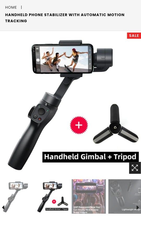Smove Gimbal With Tripod