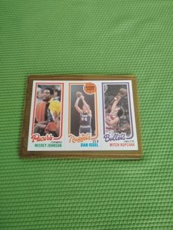 1980-81 Topps NBA Basketball Triple Card - Scoring Leader