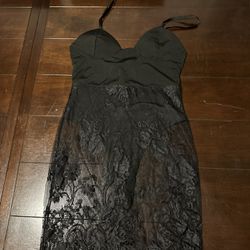 Black Lace Sexy Dress 