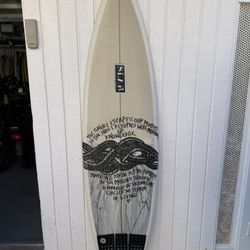 6’4” Slab Surfboards Shortboard