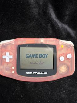 GameBoy Advance Game Boy GBA Console Handheld System Fuchsia Pink AGB-001