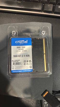 Crucial DDR5 Ram 16GB 2x8GB