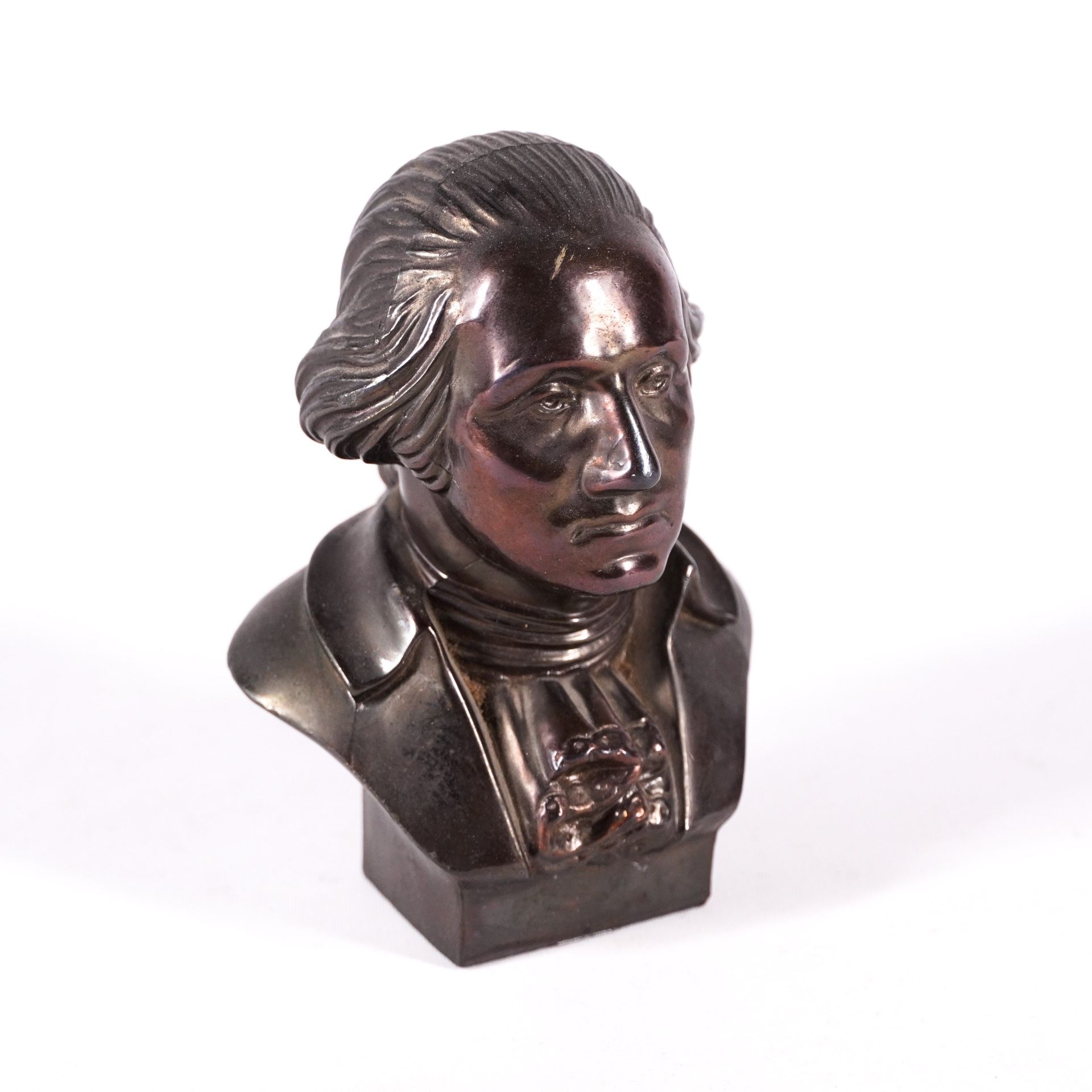 4" Metal President George Washington Bust Figurine Statue Sculpture Artwork Art
