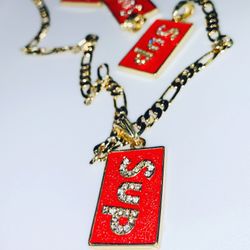 Stainless Steel Supreme Necklaces 