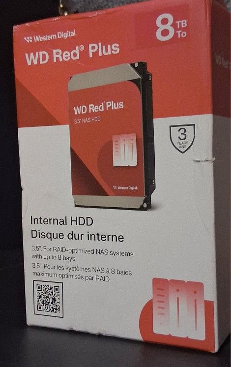 Black Friday Sale — WD Red Plus 8TB Hard Drive (New)