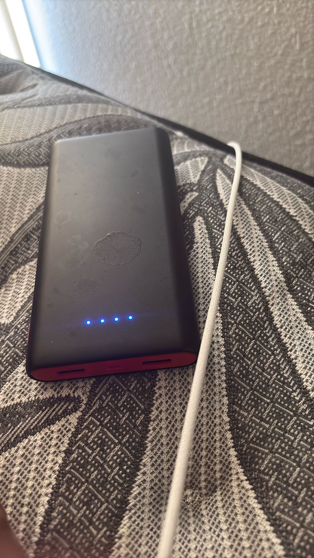 Portable Phone Charger With Cord