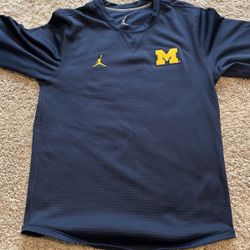 Michigan x Jordan Long sleeve Shirt (medium)