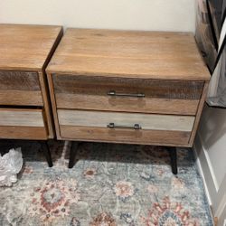 Two Bedside Tables 