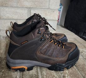 Skechers Men's Work Delleker Lakehead Steel Toe Boots Size 11.5