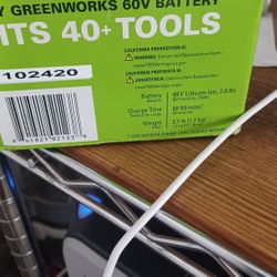 New High-Performance 60V 2Ah Lithium-Ion Battery - Compatible with All 60V Tools