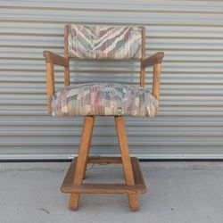 Vintage Swivel Bar Stool 