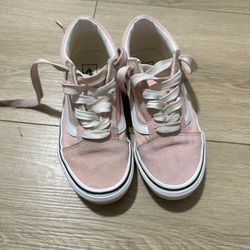 Girls Pink Vans Size 1