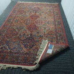 Karastan 5.9×9 100% Wool Orental Rug
