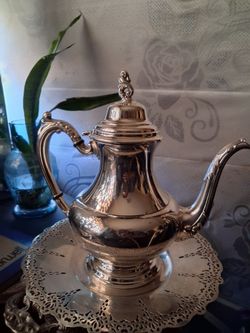 Oneida silver coffee pot
