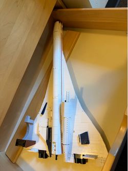 Assembled Concorde Airplane