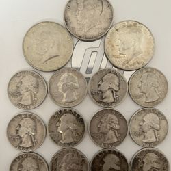 Constitutional Silver Coin Lot - 90% & 40% Silver (Quarters & Half Dollars)
