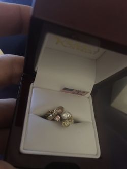 Engagement and Wedding band.