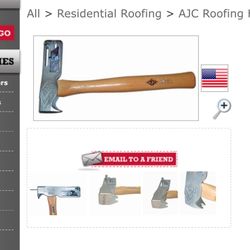 AJC MAG-HATCH MAGNETIC HAMMER FOR ROOFING