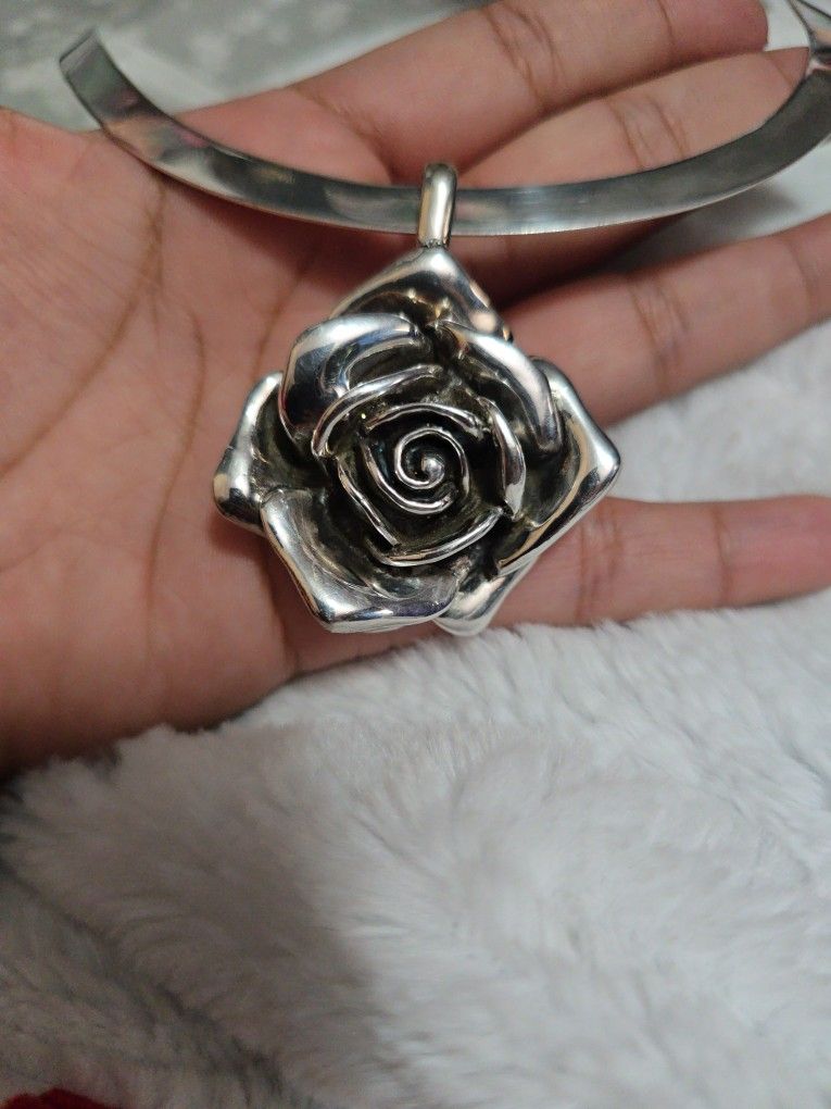 beautiful silver set Just the necklace $100