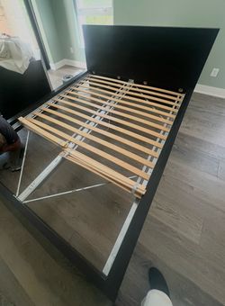 IKEA MALM Queen Bed Frame with Slats