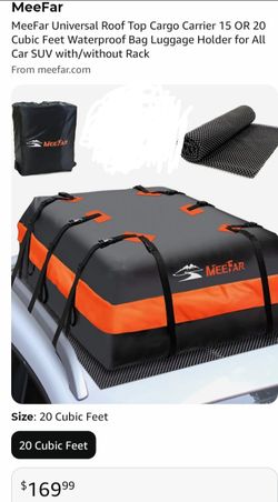 Meefar Car Rooftop Cargo Bag