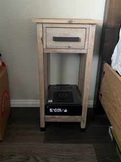 Side table with one drawer -very sturdy