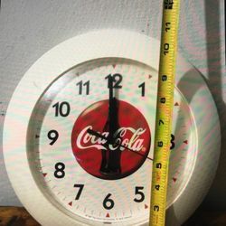 ŔELOJ ANTIGUO DE PARED DE LA COCA COLA