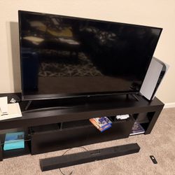 55’ Onn Roku TV with TV Stand