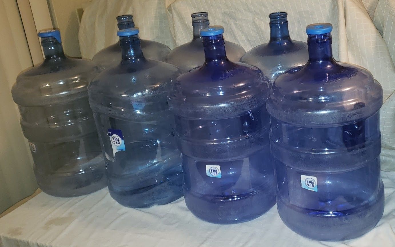 5-Gallon Reusable Water Bottle Dispenser with Easy Grip Handle, BPA Free