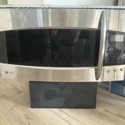 GE profile Over The Range Microwave - Stainless Steel, Black