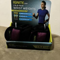 1.5 LB WRIST WEIGHTS PAIR