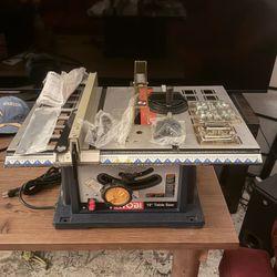 Ryobi 10 Inch Table Saw New