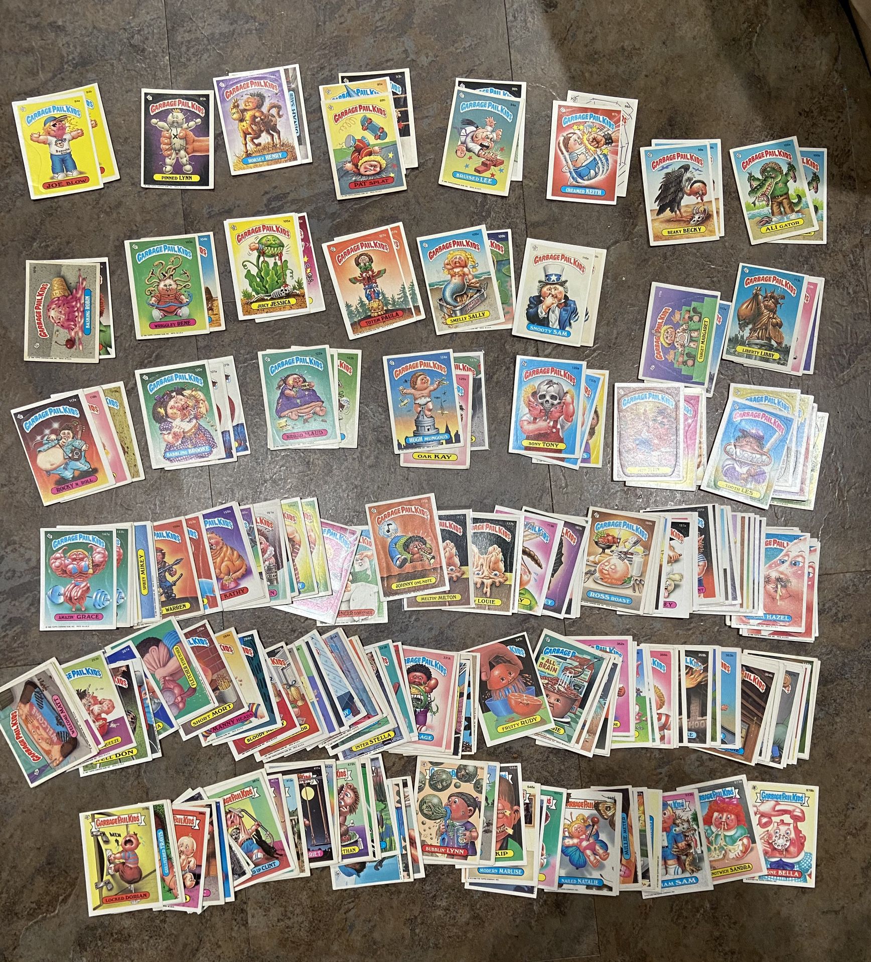 250 Garbage Pail Kids Stickers
