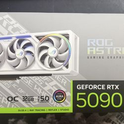 BRAND NEW ASUS GeForce RTX 5090 ROG Astral White OC. Local Cash Only