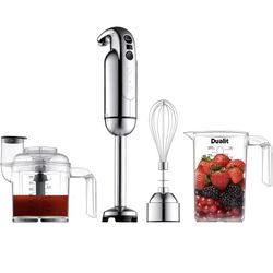 Dualit Immersion Blender Set | Immersion Blender with Chopping Bowl, Whisk & 35.1 fl oz Measuring