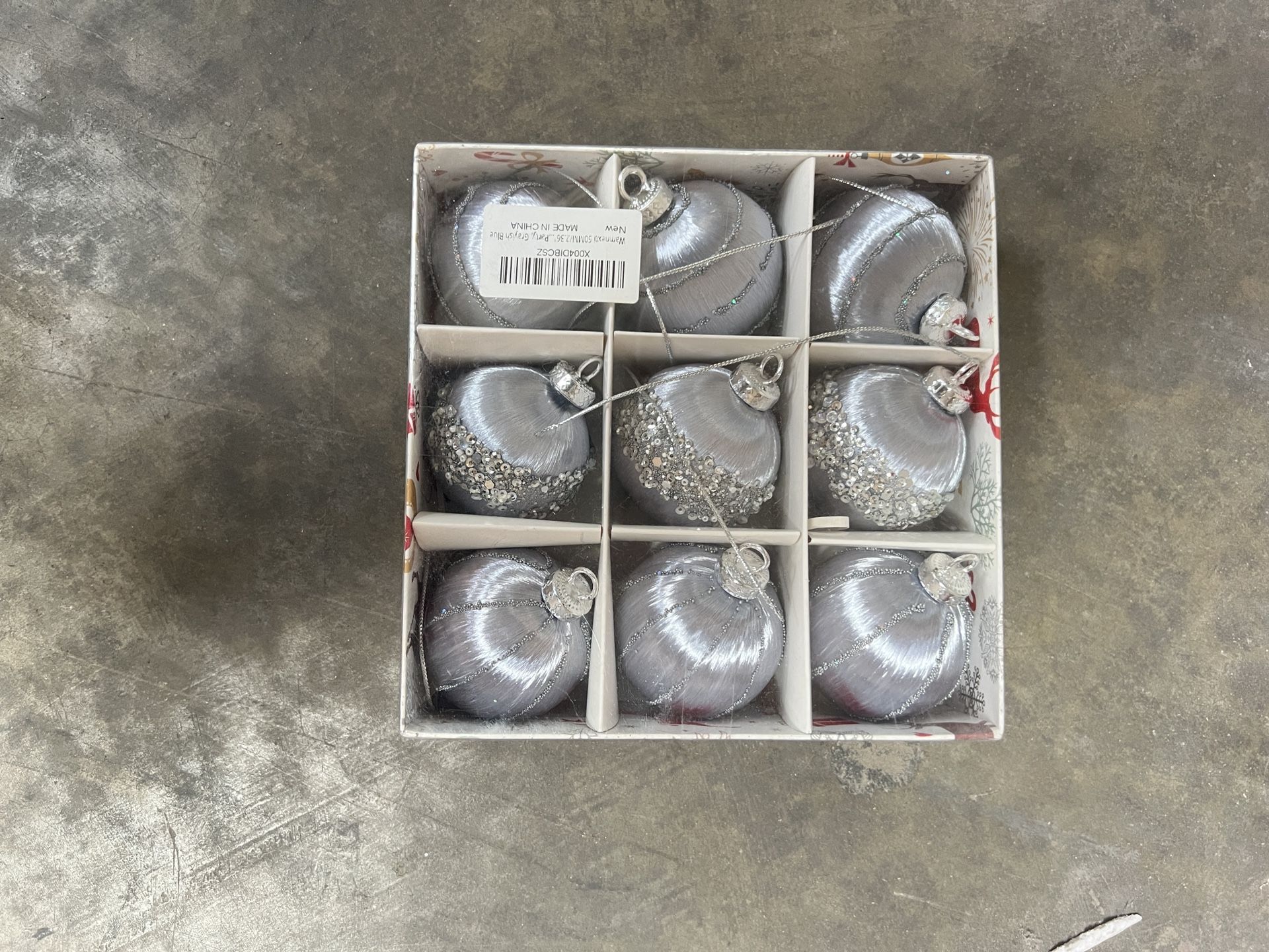 Christmas balls ornaments set