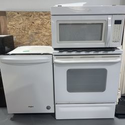 Oven, Microwave, Dishwasher 