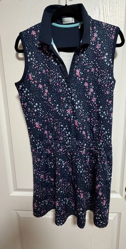 Callaway Floral Sleeveless Dress - Pink and Blue