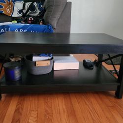 Sturdy Black Coffee Table