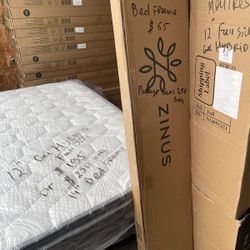 New Full Size Set - Mattress  + Bed Frame