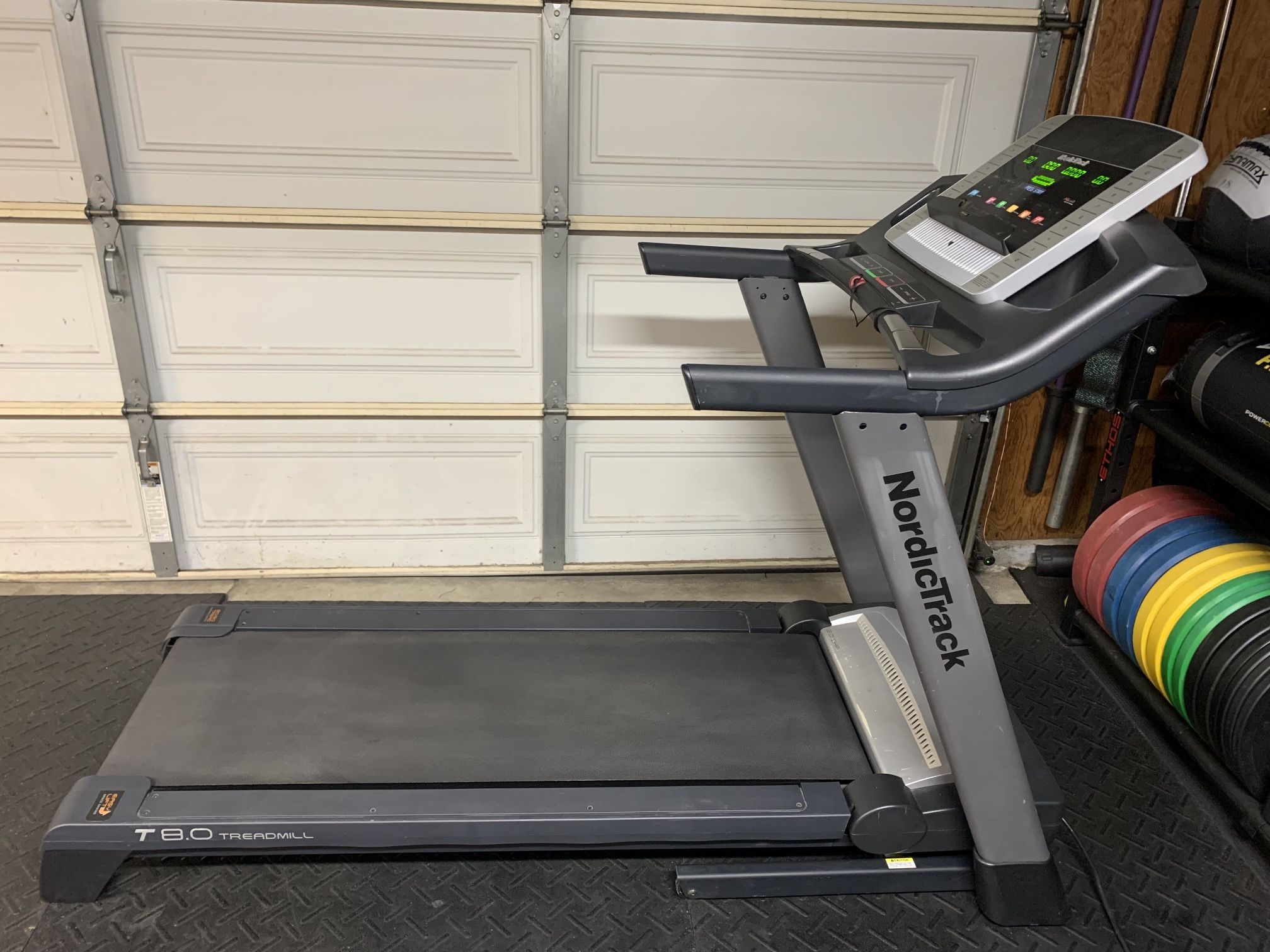 NordicTrack T8.0 Treadmill Walk/Run/Jog Trainer Exercise Machine Workout Fitness Fold-able Home Gym