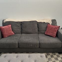 Grey Living Spaces Couch Set