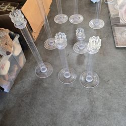 Cake Stand Glass Candle Votive Set 8 Tier!