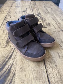 Cat & Jack Toddler/Child Size 10 Brown Casual Boots/High-top Shoes 