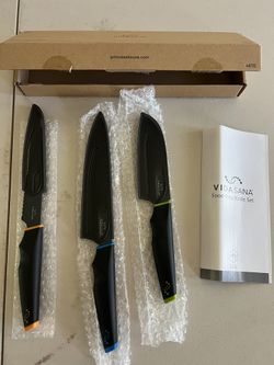 Princess House Vida Sana Food Prep Knife Set 4670