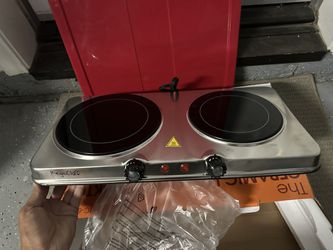 MegaChef Portable Dual Electric Cooktop