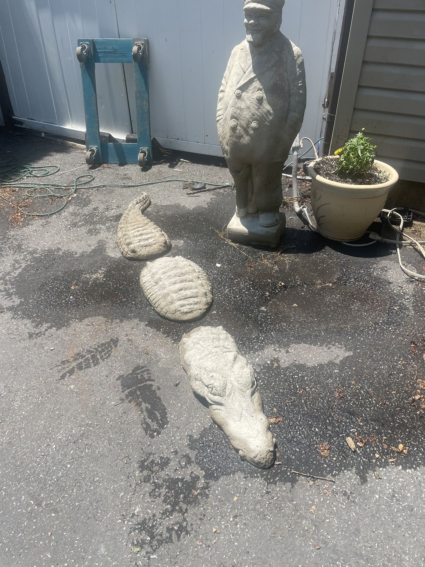Up For Sale, Concrete Alligator, And Sailor Man