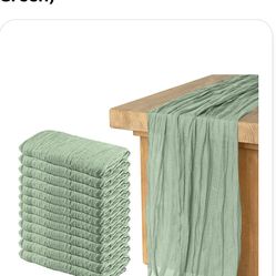 Cheese Cloth Table Runners