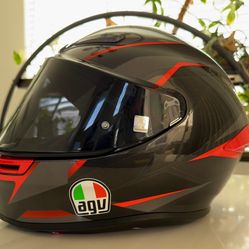 Agv K6 S DOT(E2206) - SLASHCUT BLACK/GREY/RED